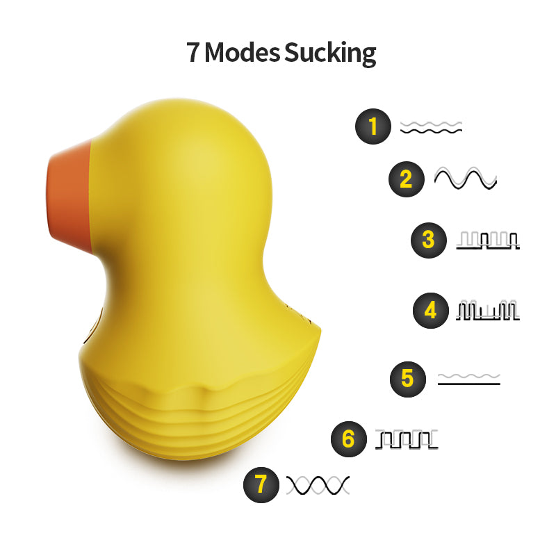 Rubber Duckie - Quack Sucking Soft Clitoris Stimulator - Sensual Sins