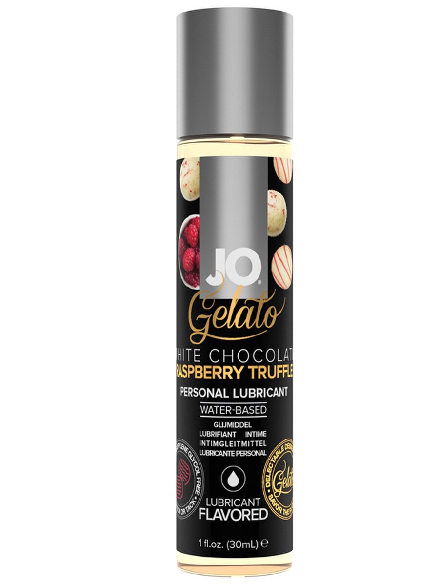 JO Gelato White Chocolate Raspberry Truffle Flavoured Lubricant - Sensual Sins