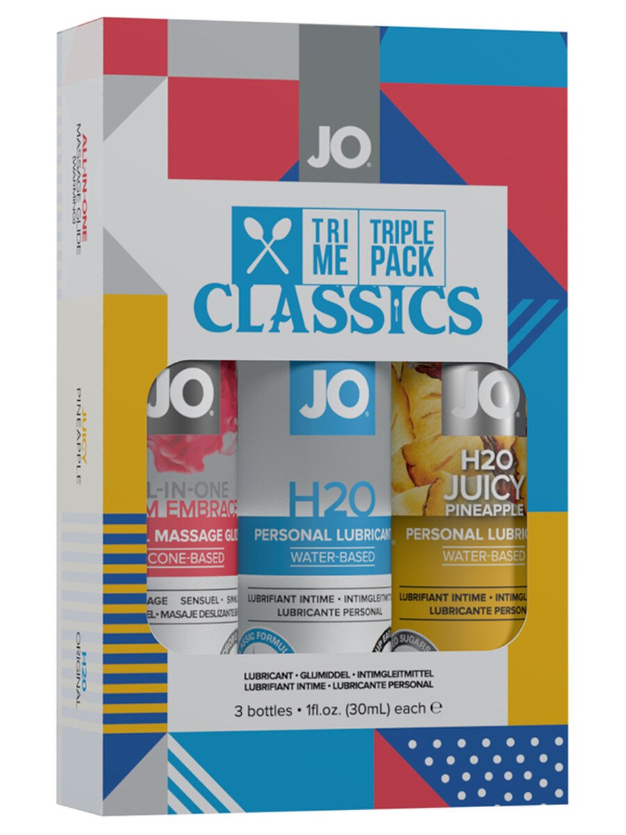 JO TRI-ME Triple Pack Flavoured Lubricants - Classic - 30ml x 3 - Sensual Sins