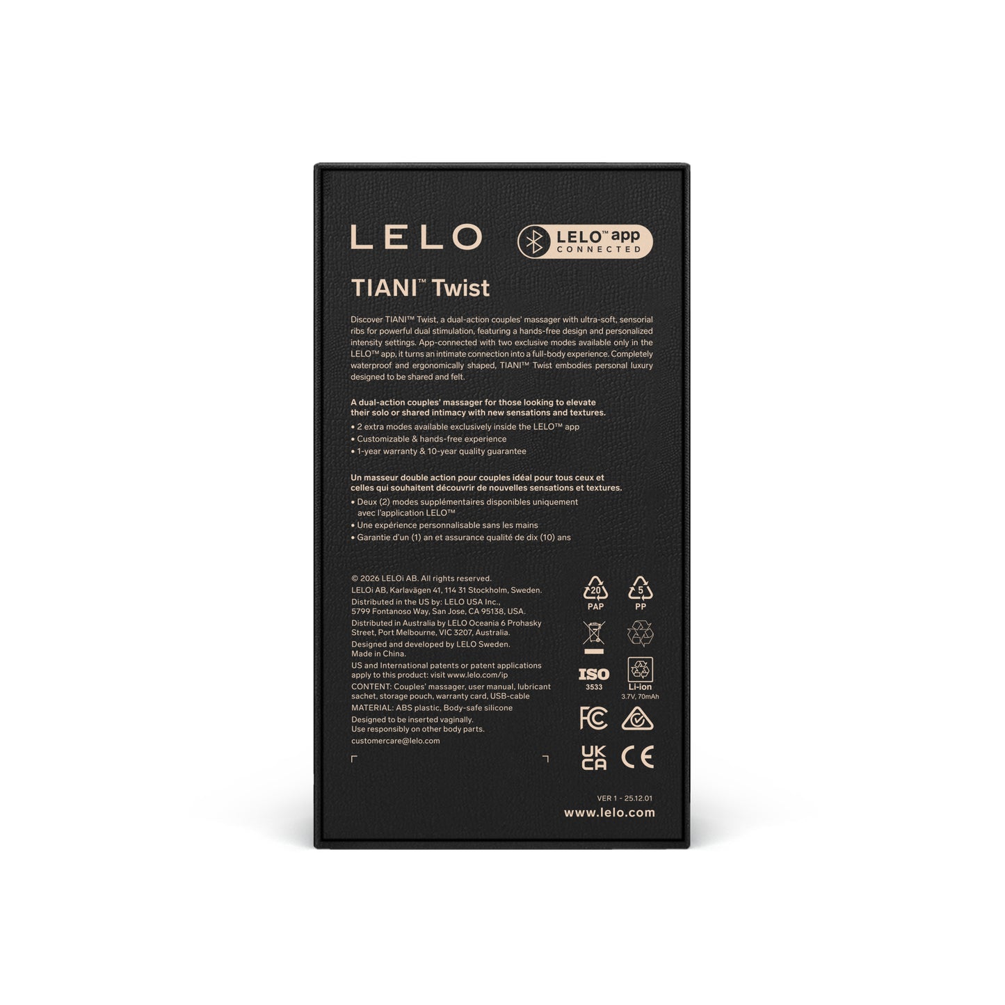 
                  
                    Lelo Tiani Twist - Sensual Sins
                  
                