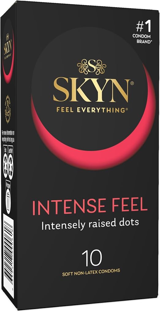 
                  
                    Skyn Intense Feel Soft Non-Latex Condoms 10 Pack - Sensual Sins
                  
                