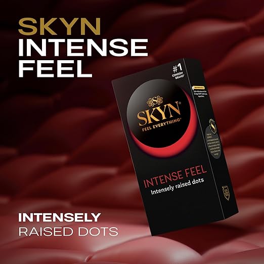 Skyn Intense Feel Soft Non-Latex Condoms 10 Pack - Sensual Sins