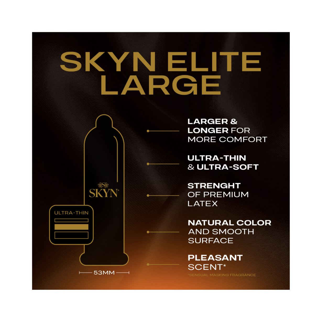 
                  
                    SKYN Elite Large Condoms 10 Pack - Sensual Sins
                  
                
