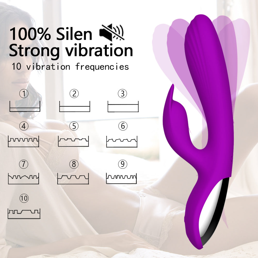 
                  
                    Purple - Rabbit Vibrator with Tickler
                  
                