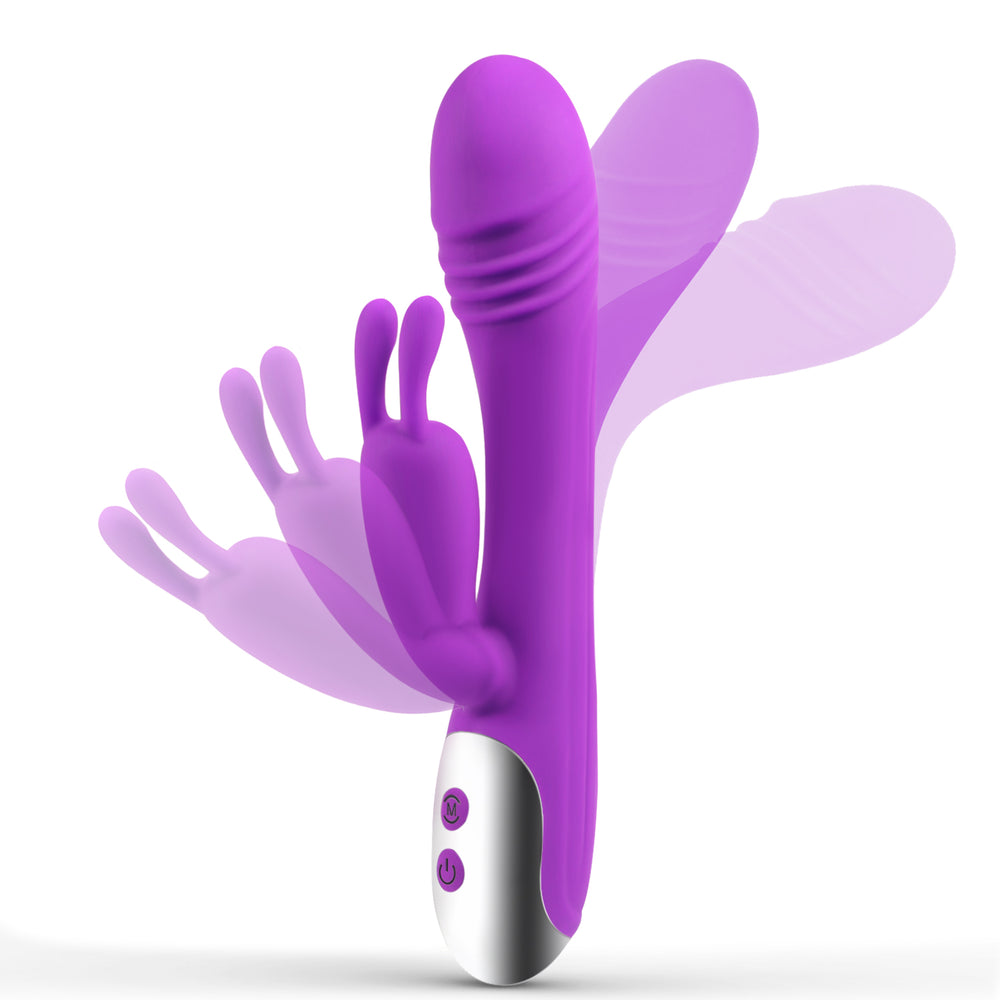 Arya - Vibrating Ribbed Rabbit Sex Toy | Sensual Sins Arya - Vibrating Ribbed Rabbit Sex Toy | Sensual Sins