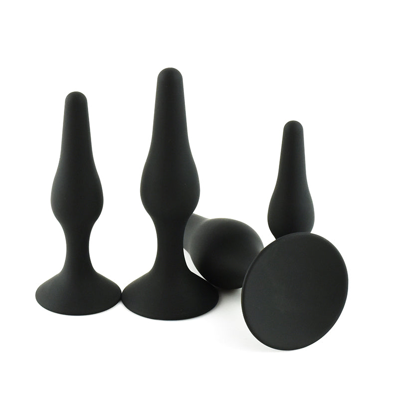 
                  
                    4pcs/set; Strong Suction Anal Butt Plugs
                  
                