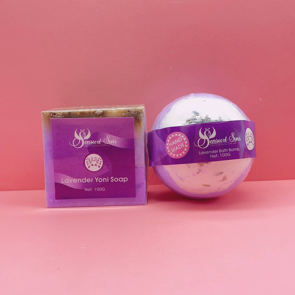 
                  
                    Sensual Sins Lavender Bath Bombs & Sensual Sins Yoni Soap
                  
                