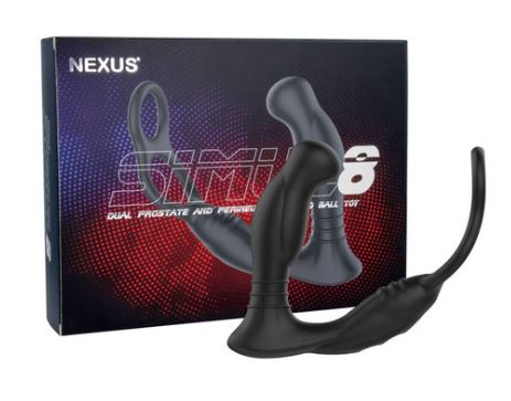 SIMUL8 Vibrating Dual Motor Anal Cock and Ball Toy