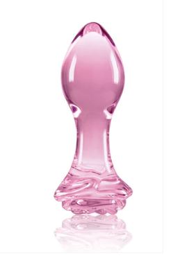 
                  
                    Crystal Rose - 9 cm Glass Butt Plug
                  
                
