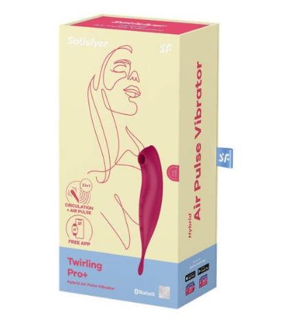 
                  
                    Satisfyer Twirling Pro Plus - Clitoris Sucker and Vibe APP Connect Dark Red
                  
                