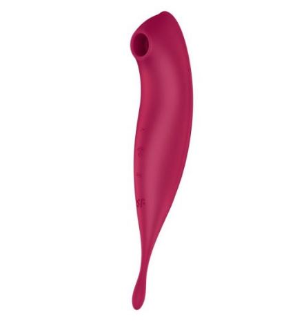 
                  
                    Satisfyer Twirling Pro Plus - Clitoris Sucker and Vibe APP Connect Dark Red
                  
                