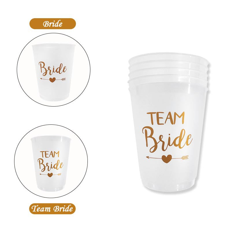 
                  
                    Team Bride Plastic Cup set
                  
                