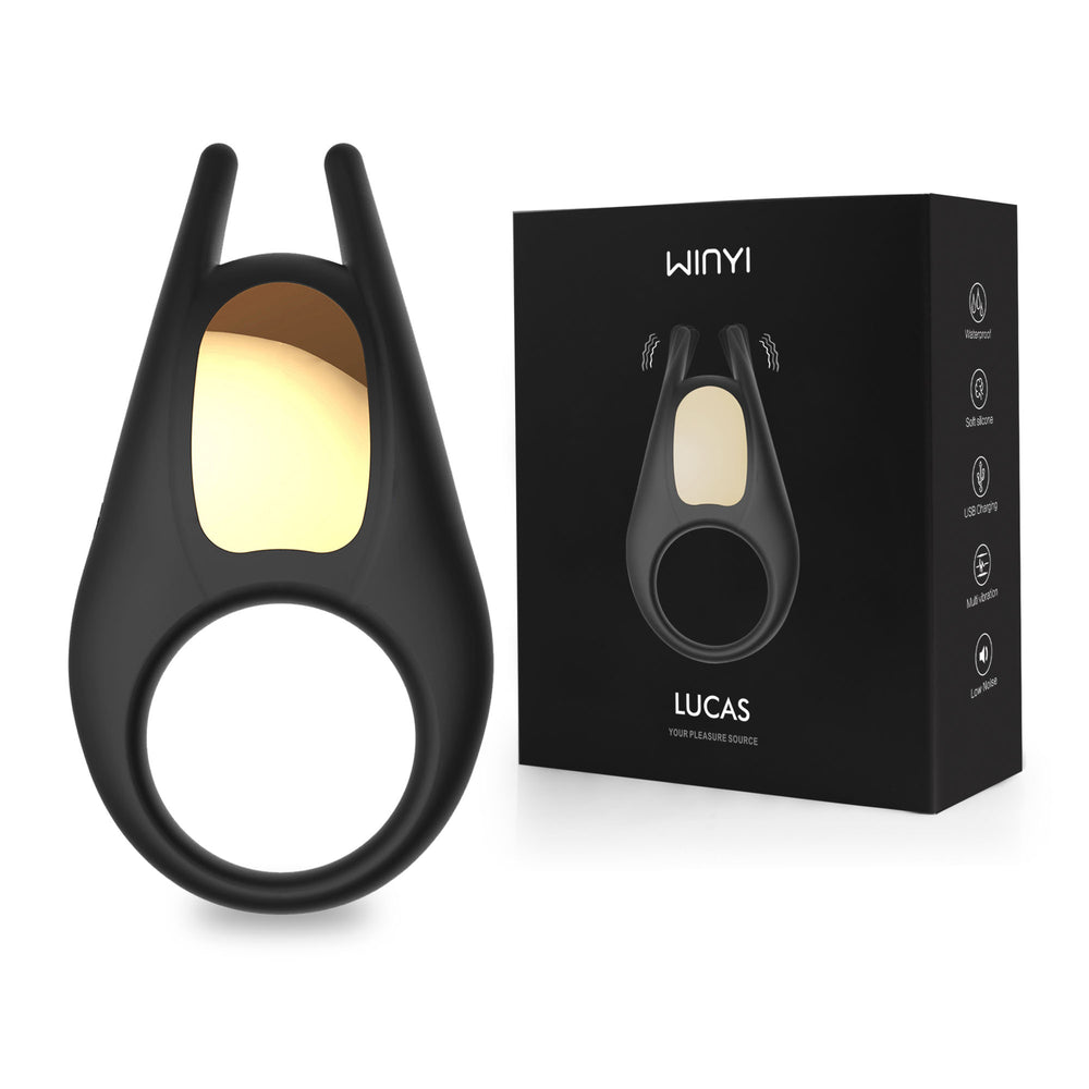 Lucas - Cock Ring and Ball Vibrator with Clit Stimulation