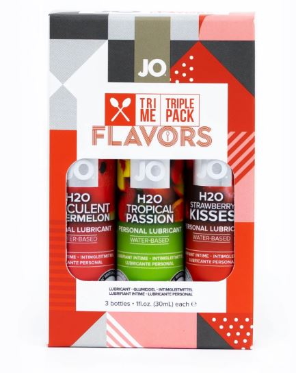 
                  
                    JO Tri-Me Triple Packs - Flavors
                  
                